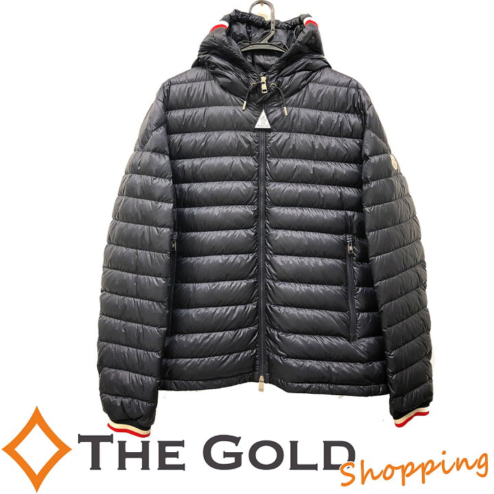 楽天市場 中古 モンクレール Giroux ライト ダウン ネイビー 紺色e Moncler アウター 冬 薄手 上着 トリコロール メンズ 男性用 The Gold ショッピング