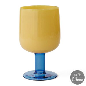 AMABRO (A}u) TWO TONE WINE GLASS Yellow × Blue CG[ u[ COXbKXH  JtF hN v[gbKXH hNp  Mtg ^u[ 
