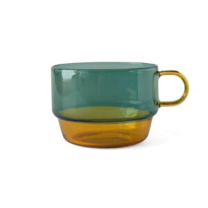 AMABRO (A}u) TWO TONE STACKING MUG Green × Yellow O[ CG[ X^bLO }Obv[gbMtg H  Jbv