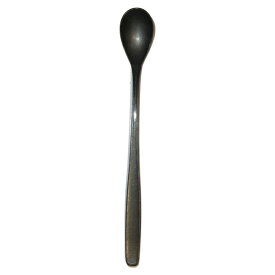 【P10倍】KURO ソーダスプーン 黒 クロ ブラック ダメージ加工｜黒い食器 ヴィンテージ シック カトラリー プレゼント｜カトラリー ブラック ヴィンテージ風 おしゃれ ギフト