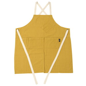 【カフェ風エプロン】HARVEST メーカーズ ワークエプロン マスタード MAKER'S WORK APRON|和モダン カフェ風 ナチュラル おしゃれ プ