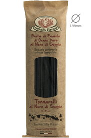 ルスティケーラ トンナレッリ・アル・ネロ・ディ・セピア 500g 　イカ墨　イカスミ　ルスティケーラ ダブルッツォ 高級パスタ イタリア産 （常温） イタリア パスタ Rustichella d’Abruzzo Pasta tonnarelli al nero di seppia