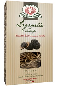 ルスティケーラ ラガネル・アル・タルトゥーフォ(トリュフ) 250g　トリュフ ルスティケーラ ダブルッツォ 高級パスタ イタリア産 （常温） イタリア パスタ Rustichella d’Abruzzo Pasta Laganelle al Tartufo (box)