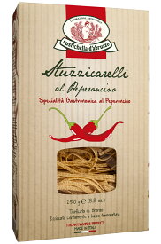 【楽天スーパーSALE全商品ポイント5倍】ルスティケーラ スタッツィカレッリ・アル・ペペロンチーノ 250g ルスティケーラ ダブルッツォ 高級パスタ イタリア産 （常温） イタリア パスタ Rustichella d’Abruzzo Pasta Stuzzicarelli al Peperoncino ( box )