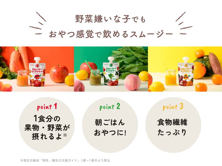 楽天市場】カインデスト《野菜と果物そのままぎゅっ》スムージー 