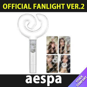 [K-POP] �������� �q�\�񏤕i�r�y�t�H�g�J�[�h�t���z ���� aespa OFFICIAL FANLIGHT VER.2�G�X�p �J���i �W�[�� �E�B���^�[ �j���j��