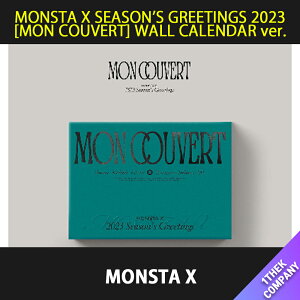 [K-POP] (WALL CALENDAR ver.) MONSTA X SEASON�fS GREETINGS 2023 [MON COUVERT] 2023�V�[�Y���O���[�e�B���O �V�[�Y���O���[�e�B���O �����X�^�G�b�N�X �����X�^X �����X�^�[�G�b�N�X