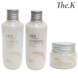 送料無料【ザフェイスショップ】ライス＆セラミドモイスチャーライジングエマルジョン, 150ml/ トナー, 150ml / クリーム, 50ml しっとり 保湿 水分 サッパリ 韓国コスメ 韓国人気 THE FACESHOP