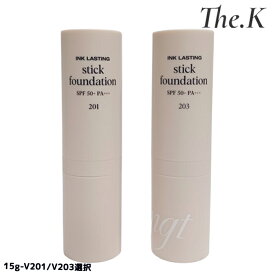 送料無料【ザフェイスショップ 】インクラスティングスティック ファンデーション, 15g V201/V203 選択 日焼け止め ファンデーション 長時間持続ファンデー　ベースメイク　紫外線カットメイク下地 サッパリ UVカット 韓国コスメ 韓国人気 THE FACESHOP