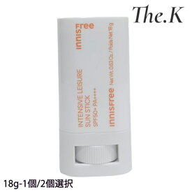 送料無料【イニスフリー】 インテンシブレジャーサンスクリーンスティック SPF50+/PA++++ 18g スキンケア 日焼け止め サンケア ウォータープルーフ スウェットプルーフ シワケア 肌明るく 肌ケア べたつかない 柔らか サラッ 韓国コスメ 韓国人気 innisfree