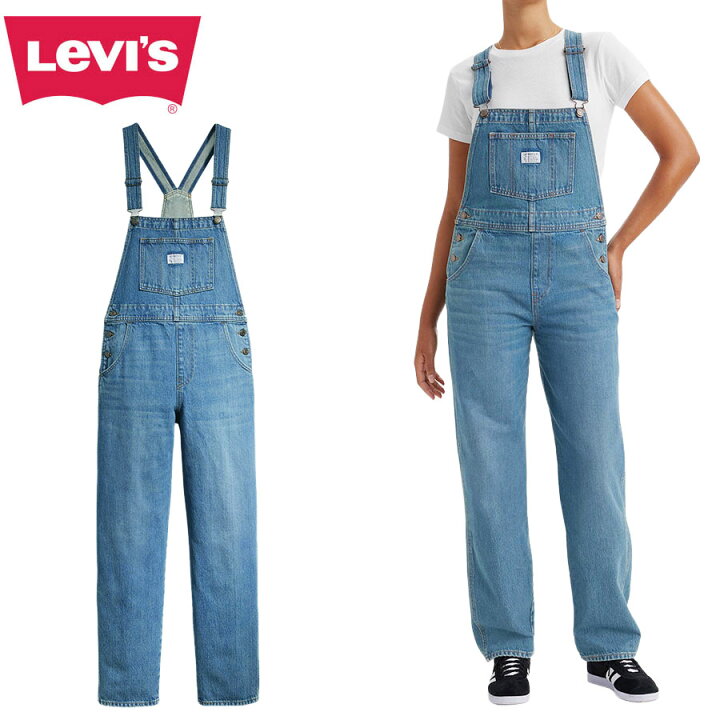 楽天市場】レディース オーバーオールリーバイス LEVI