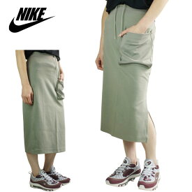 ナイキ NIKEレディース スカートTECHPACK SKIRTテックパック スカートLIGHT KHAKI(ライトカーキ)ペンシルスカート スエット スウェット ストレッチ オリーブ セージ