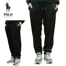 ラルフローレンレディース パンツPOLO RALPH LAURENポロラルフローレンWOMENS VELOUR PANTSウィメンズ ベロア パンツBLACK（ブラック）女性用 ズボン 起毛 黒