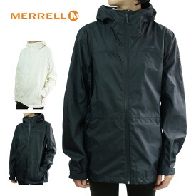 メレル MERRELLレディース ジャケットW FALLON 4.0 JACKETナイロンジャケットBLACK/ASPH（ブラック）WHISPER WHITE（ホワイト）黒 灰色 白 防水 撥水