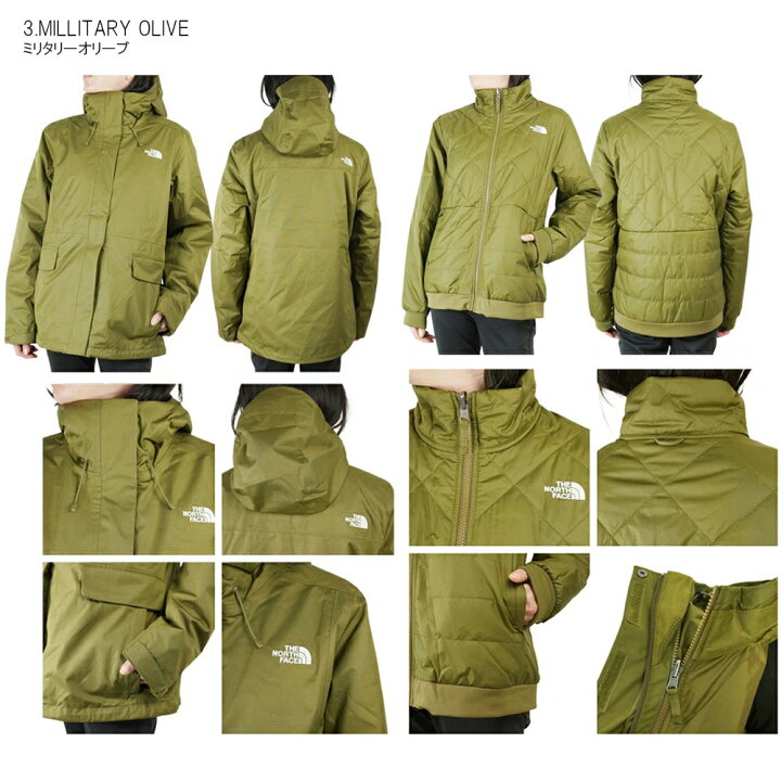 楽天市場】ノースフェイスTHE NORTH FACE レディース 3ウェイ 