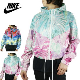 ナイキ NIKEレディース ジャケットCT6073 WOMENS WOVEN JACKET ウィメンズ ウーブンジャケットGREEN MULTI(グリーンマルチ)PINK MULTI（ピンクマルチ） ナイロン ショート丈 花柄 ストリート アロハ柄 ワークアウト ヨガ