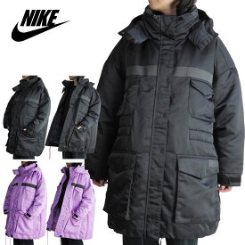 ナイキ NIKEレディース ジャケットCITY READY INS JKT シティーレディインサレーションジャケットPURPLE(パープル) BLACK(ブラック)紫 パープル 黒 オーバーサイズ 中綿 ビッグシルエット VIOLET STAR バイオレットスター