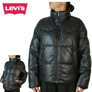���[�o�C�X LEVI'S �W���P�b�gPU ���U�[ ���ȃW���P�b�g PU LEATHER PADDED JACKETBLACK �u���b�N �����f�B�[�X �_�E���W���P�b�g �G�R���U�[ ����W�[�W���� G�W���� �A�E�^�[ �㒅 �W�F���_�[���X �W