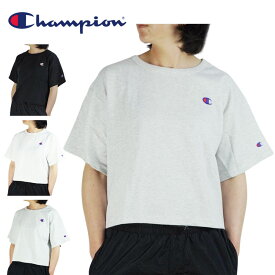 【クリックポスト発送】CHAMPION チャンピオンWL956551260 HERITAGE CROPPED TEEウィメンズ ヘリテージ クロップド TシャツWHITE（ホワイト）GFS SILVER GREY（シルバーグレー）BLACK（ブラック）レディース USAモデル シンプル カットソー