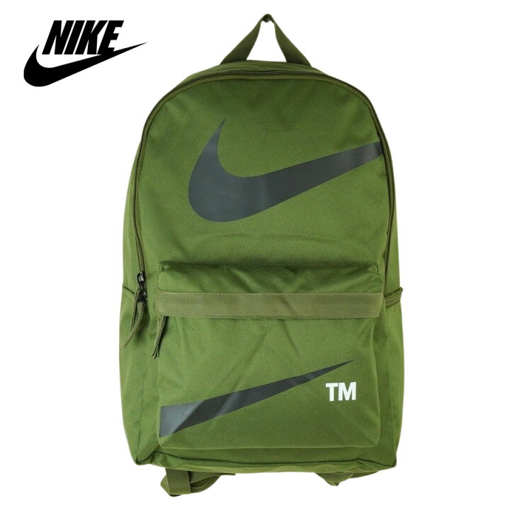 楽天市場】NIKEナイキ男女兼用 バックパックNK HERITAGE BACKPACK SWOOSHスウッシュヘリテージバックパックROUGH GREEN(ラフグリーン)カーキ オリーブ リュック メンズ レディース ロゴ : THE MATERIAL WORLD