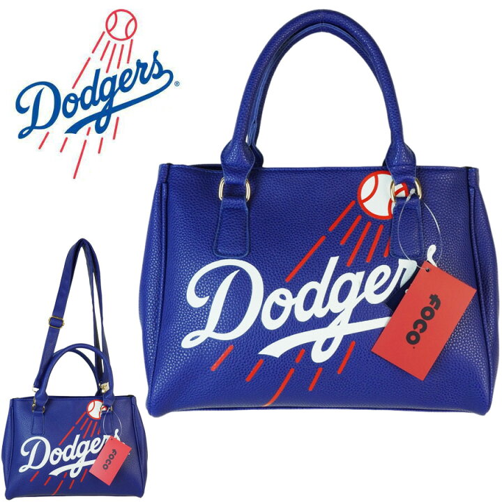 楽天市場】ロサンゼルス ドジャース公式グッズトートバッグ ロゴバック 
