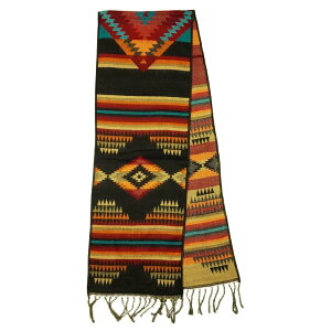 jp XJ[tEL PASO SADDLEBLANKET Gp\ ThuPbgSOUTHWEST STYLE SCARVES 12x72TEXEGXg X^C XJ[t lCeBu}t[ubN BLACK IeK h  tW t