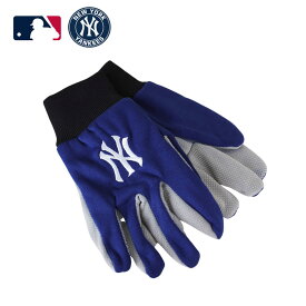 【クリックポスト対応可】男女兼用　手袋NEW YORK YANKEES　UTILITY GLOVEニューヨークヤンキース ユーティリティグローブ NAVY(ネイビー)ロゴ 野球 MLB　オフィシャルグッズ　スポーツ　紺　NY