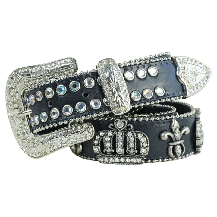 楽天市場】KAMBERLEY GROUPGENUINE LEATHER BLING BELTレザーベルト 