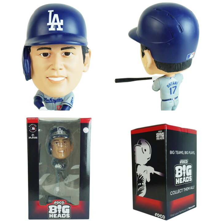 楽天市場】大谷翔平 ボブルヘッド 9.5インチFOCO MLB BIG HEADS 9.5 