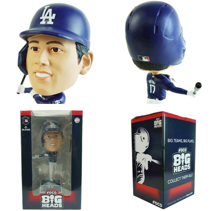 楽天市場】大谷翔平 ボブルヘッド 9.5インチFOCO MLB BIG HEADS 9.5 