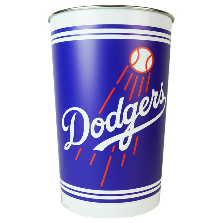 楽天市場】ロサンゼルス ドジャース公式グッズロゴ ゴミ箱 DODGERS 
