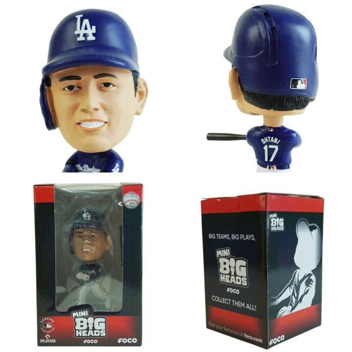 楽天市場】大谷翔平 ボブルヘッド 4.5インチFOCO MLB MINI BIG 