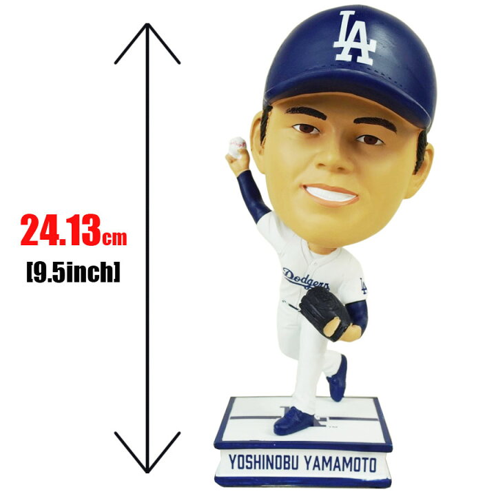 楽天市場】山本由伸 ボブルヘッド 9.5インチFOCO MLB BIG HEADS 9.5 