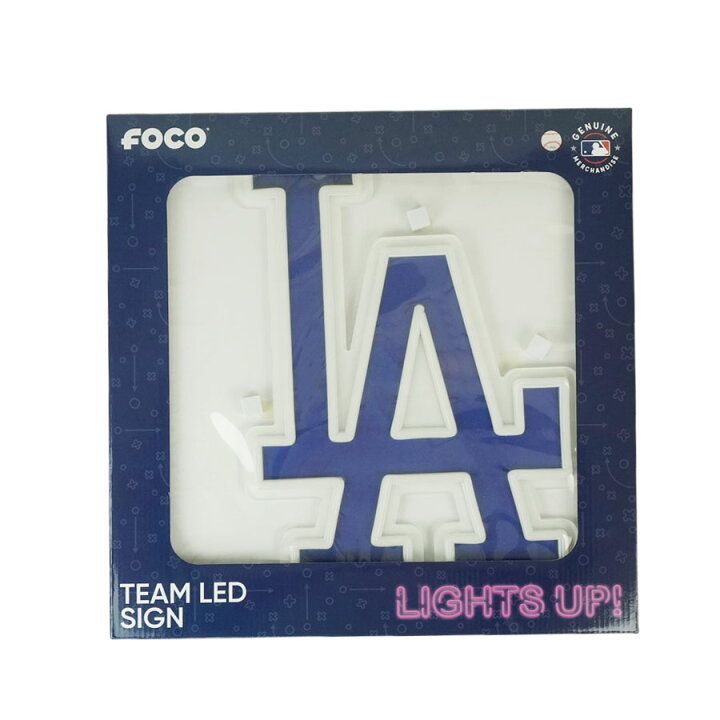 楽天市場】ロサンゼルス ドジャース公式 グッズFOCO チーム LED ネオン 