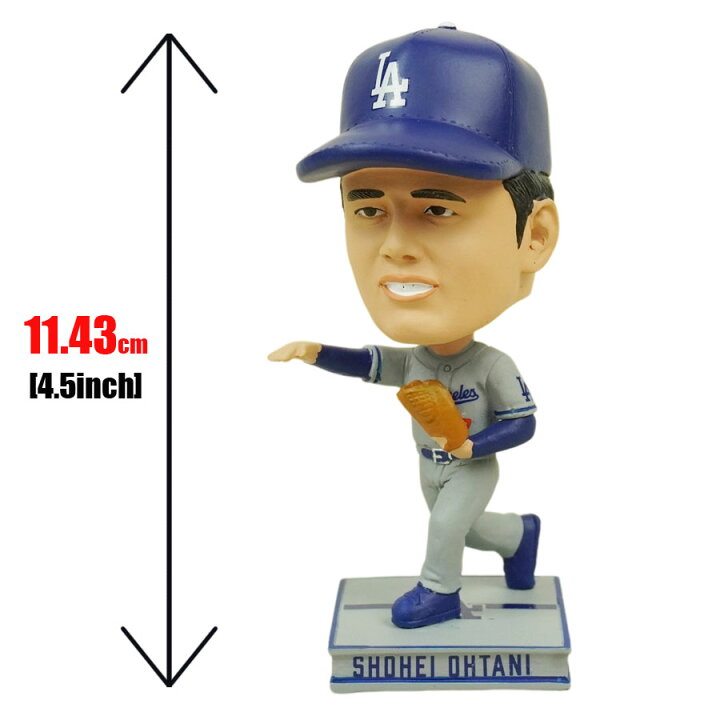 楽天市場】大谷翔平 ボブルヘッド シリアルナンバー入りFOCO 4.5インチ 