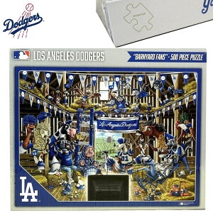 ���T���[���X �h�W���[�X���� �O�b�YLA�h�W���[�X �W�O�\�[�p�Y�� 500�s�[�XMLB BARNYARD FANS 500PIECE�C���e���A �G�� LA DODGERS �I�t�V���� �v���[���g ������J�ĕ� �R�{�R�L ���S ���W���[���[�O 