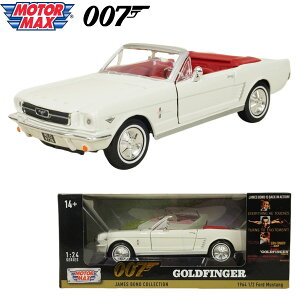 �_�C�L���X�g 1/24 ������ �~�j�J�[007 GOLDFINGER JAMES BOND COLLECTION1964 1/2 FORD MUSTANG 1:24�X�P�[�� MOTOR MAX ���[�^�[�}�b�N�X�t�H�[�h �}�X�^���O �W���[���X�{���h �f�惍�[���C�_�[ �V�F�r�[ �r���e