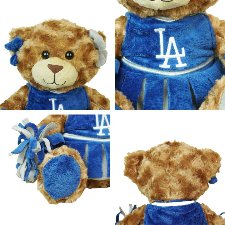 楽天市場】ドジャース クマのぬいぐるみ BEAR ベア チアガールMLB 