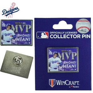 ロサンゼルス ドジャース公式グッズ大谷翔平 MVP 記念 ピンバッチMVP PINS WINCRAFT by Fanatics ファナティクスMLB メジャーリーグ ユニフォームLA DODGERS 5050クラブ 山本由伸応援グッズ 観戦 アクセサ