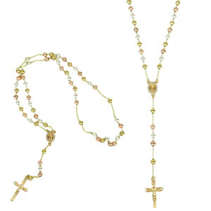 �y��`�O�X�֑Ή��z�j�����p �l�b�N���XGUADALUPE CROSS THREE COLOR BALL CHAIN NECKLACE�O�A�_���[�y �N���X �}���` �J���[ �{�[�� �`�F�[�� �l�b�N���X ���U���IGOLD MULTI(�S�[���h�}���`)���� �}���A 