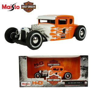 _CLXg 1/24  ~jJ[MAISTO 1:24 1929 FORD MODEL A HARLEY-DAVIDSON H-D CUSTOM}CXg tH[h fG[ n[[E_rbh\ JX^ _CLXgJ[IW zCg [C_
