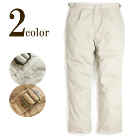 トラウザーパンツPRIME CHINO TROUSERS PANTSLAUNCH BASIC TRADE ラウンチベーシックトレードBROWNBEIGE(ブラウンベージュ) GREGE(グレージュ)メンズ フルレングス 製品染め チノパンツ タック ツイル