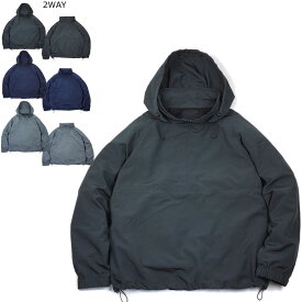 男女兼用 ジャケットCONCEAL ZIP TRACK JACKETLAUNCH BASIC TRADEラウンチベーシックトレード2WAY 2ウェイ3色 NAVY(ネイビー) GREY(ライトグレー) BLACK(ブラック)黒 紺 灰色 パーカー