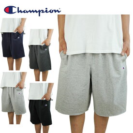 CHAMPION チャンピオンメンズ ハーフパンツ【クリックポスト対応可】POWERBLEND FLEECE SHORTパワーブレンド フリース ショーツブラック ネイビー チャコール グレー紺 黒 灰色 USAモデル スウェット スエット スポーツ ストリート