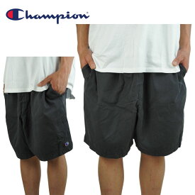 CHAMPION チャンピオンメンズ ハーフパンツ【クリックポスト発送】GARMENT DYED TWILL SHORTS 7INSEAMガーメントダイ ツイル ショーツBLACK（ブラック）黒 ウォッシュ USAモデル 刺繍 スポーツ ストリート