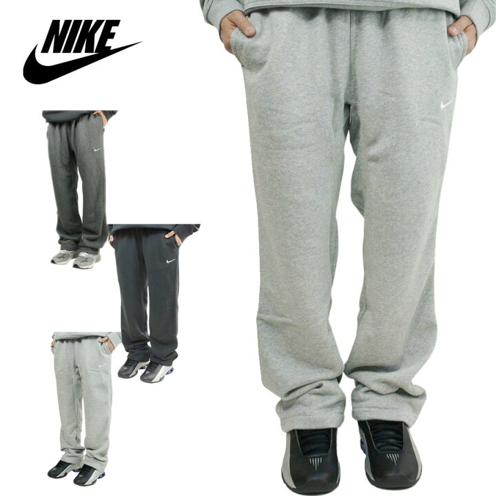 楽天市場 ナイキ Nike男女兼用 スエットパンツmens Club Open Hem Fleece Sweatpantsクラブオープンヘムフリース スウェットパンツblack ブラック Grey Hthr グレーヘザー Charcoal チャコール 6424 メンズ レディース 黒 灰色 セットアップ ストリート The