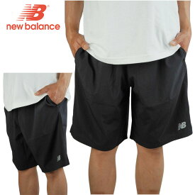 【クリックポスト対応可】ニューバランスNEW BALANCEメンズ ショーツMS01911X CORE 9 IN SHORTコア9インチショーツBK（ブラック）黒 ショートパンツ ロゴ ストリート イージーパンツ　ナイロン