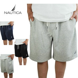 ノーティカ NAUTICAメンズ ショーツKR9192 SHORTSスウェットショーツNAVY(ネイビー) BLACK(ブラック) GREY HEATHER(グレーヘザー)スエット 白 紺 灰色 ロゴ ストリート オーバーサイズ 太め イージーパンツ ショートパンツ