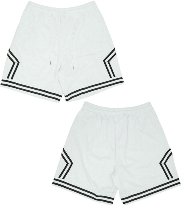 楽天市場】メンズ ショーツMESH SHORTS メッシュショーツWHITE/BLACK 