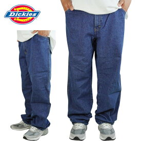 DICKIES ディッキーズメンズ パンツ9393NB 5-POCKET WORK JEAN REGULAR FIT5ポケット ワークジーンズ BLUE(ブルー)デニム デニムパンツ カルチャー TATOO ローライダーチカーノ 太め HIPHOP ズボン 作業着